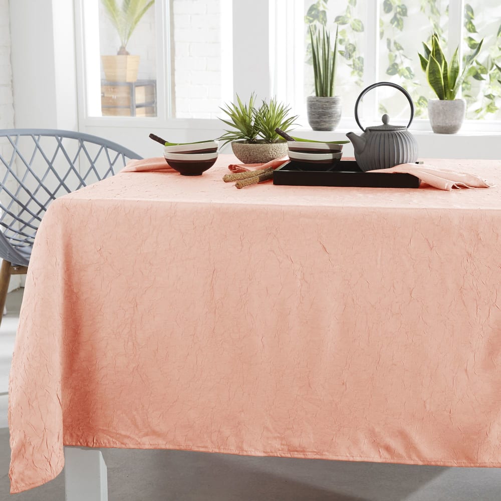 Serviette de table en polyester rose nude 45x45cm Serviette de table en polyester rose nude 45x45cm