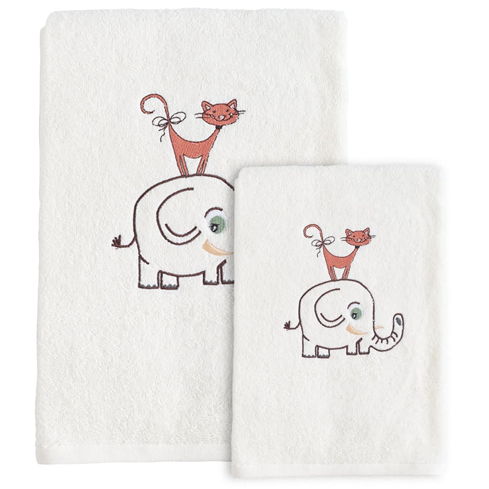 Ensemble de bain enfant 2 pièces ecru