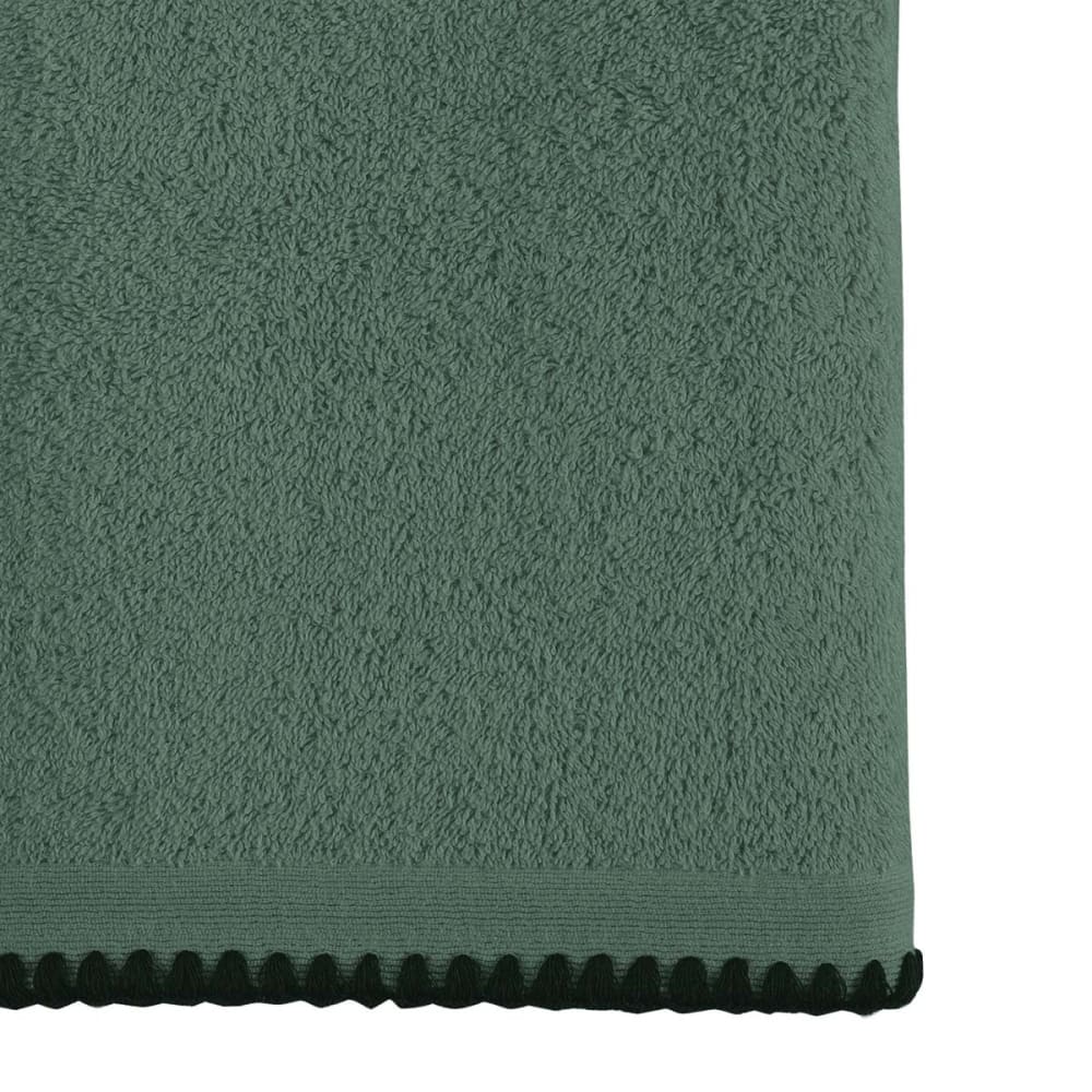 Llot de 2 gants de toilette point cavalier 50 lichen 16x21 cm — vue 3
