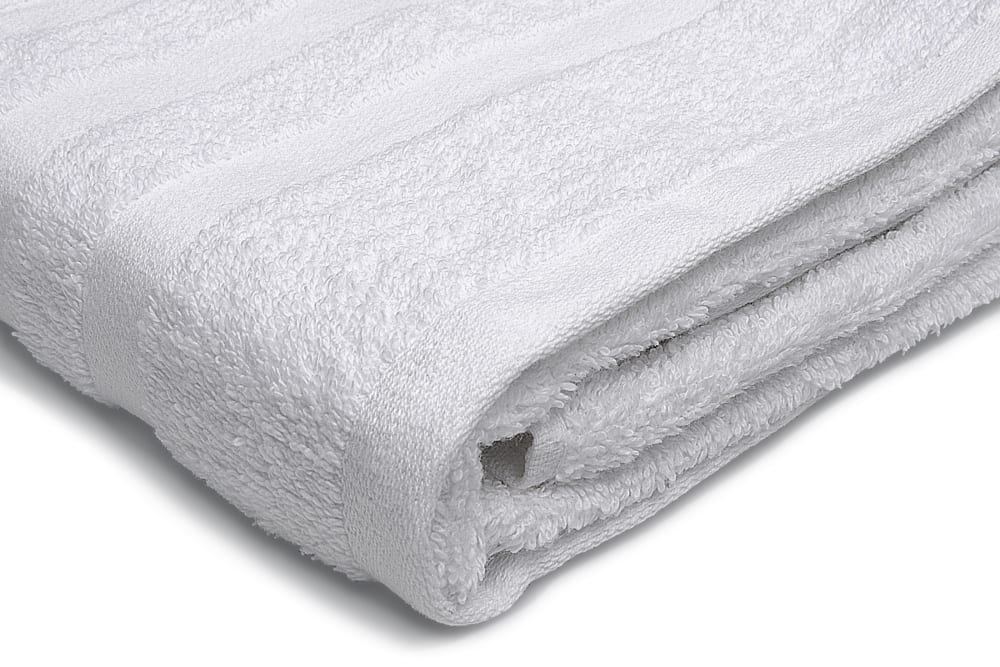 LE TEMPS D UN BAIN Serviette de toilette uni 50x100 cm 100% coton