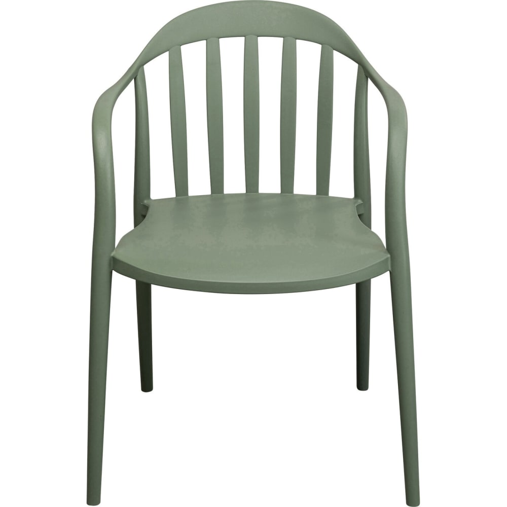 Chaise de jardin en polyéthylène vert