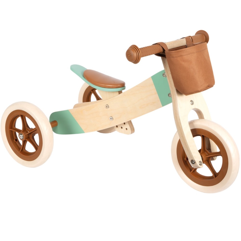 Smallfoot Laufrad und -dreirad Maxi Karamellbraun Holz Kinder
