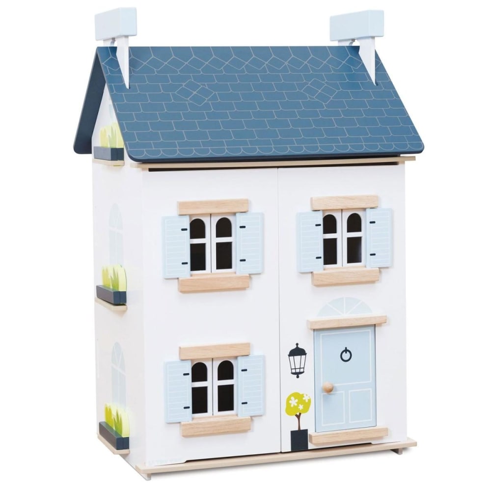 Le Toy Van Puppenhaus aus Holz Sky House BLAU HOLZ Kinder