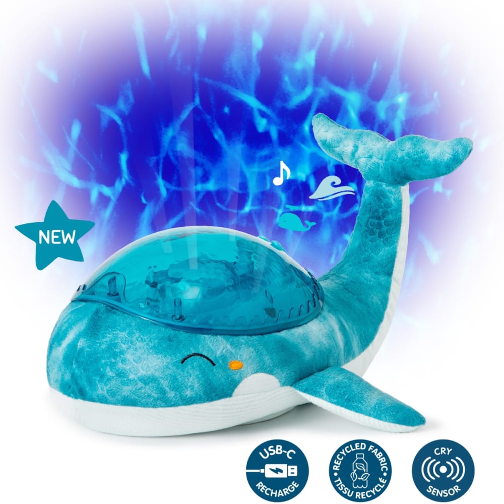 Cloud b Wiederaufladbares Nachtlicht Tranquil Whale blau Pes - Polyester Kinder