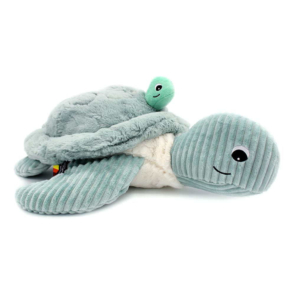 Riesenplüsch Schildkrötenmutter-Baby Minze - Maisons Du Monde