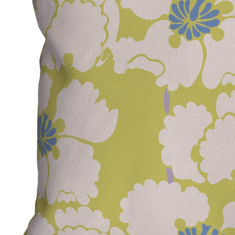 Bezug für Outdoor-Kissen Blumenmuster Gelb 30x50 - Maisons Du