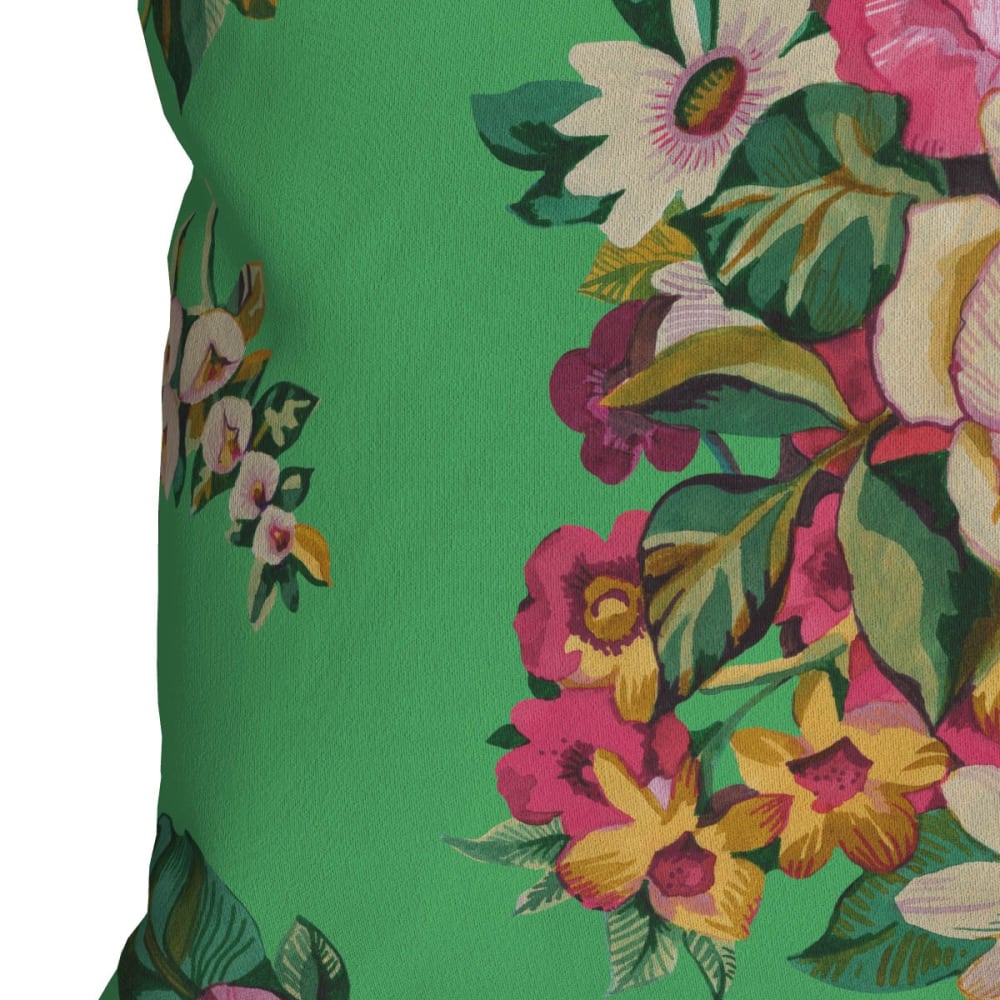 Bezug für Outdoor-Kissen Floraler Druck Grün 30x50 - Maisons Du