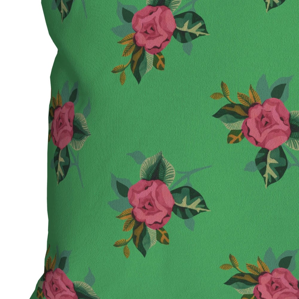 Bezug für Outdoor-Kissen Floraler Druck Grün 30x50 - Maisons Du