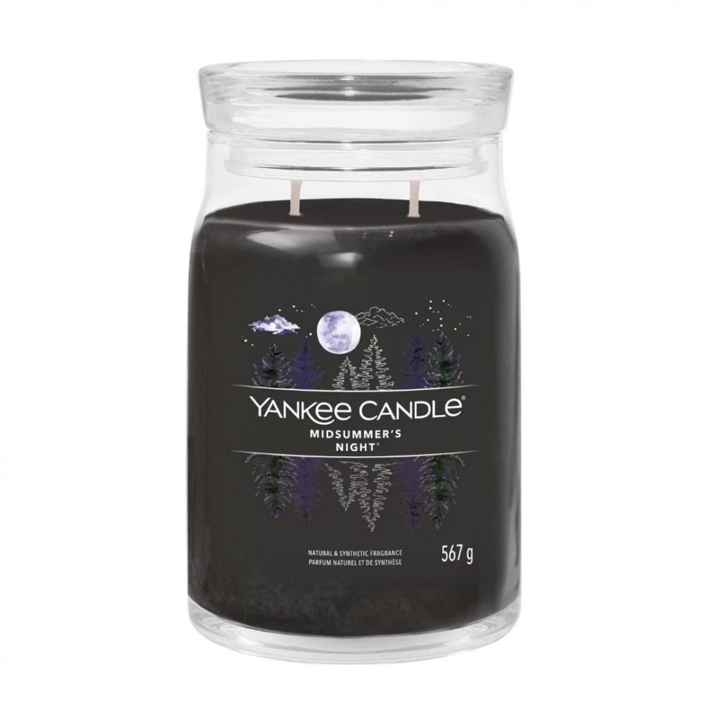 Candela Profumata In Giara Grande, Midsummer's Night, Nero 567 Gr