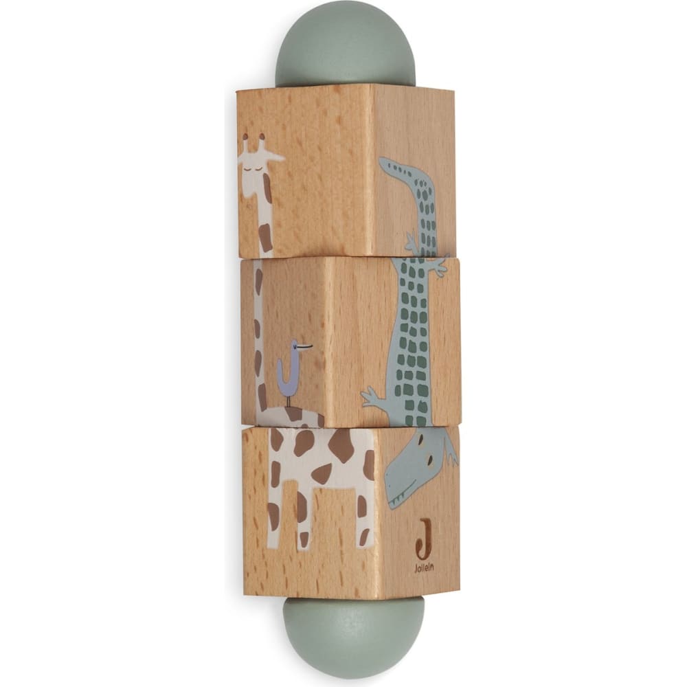 Puzzle en bois rotatif