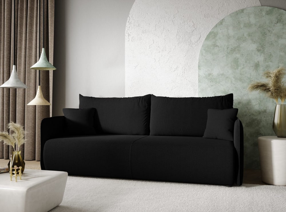 Schlafsofa 4-Sitzer Schwarz - Maisons Du Monde