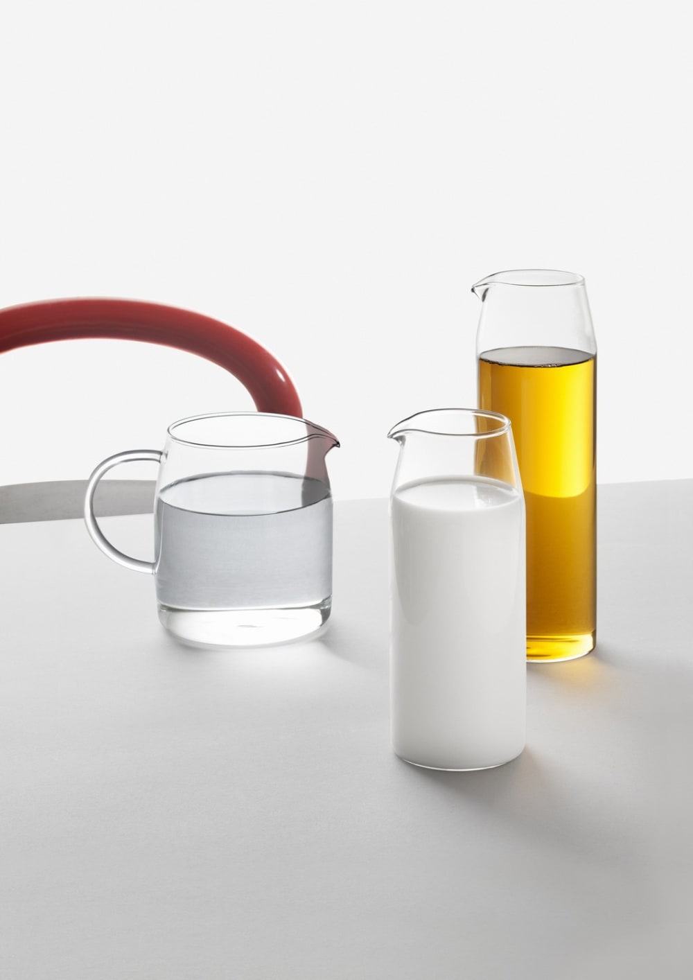 Mittelhoher Krug aus Borosilikatglas, transparent, 810 ml -