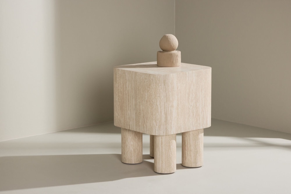 Beistelltisch Klirou, beige - Maisons Du Monde