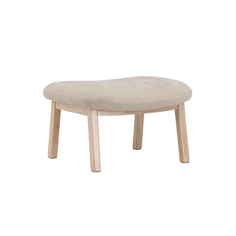 Venture Home Polsterhocker, beige style modern - Holz
