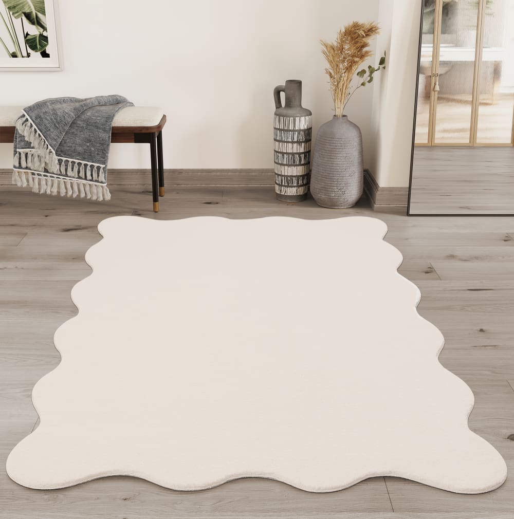 Tapis Relax lavable antidérapant, beige, 140 x 200 cm — vue 3