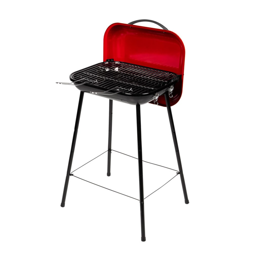 Barbecue au charbon portable avec capot