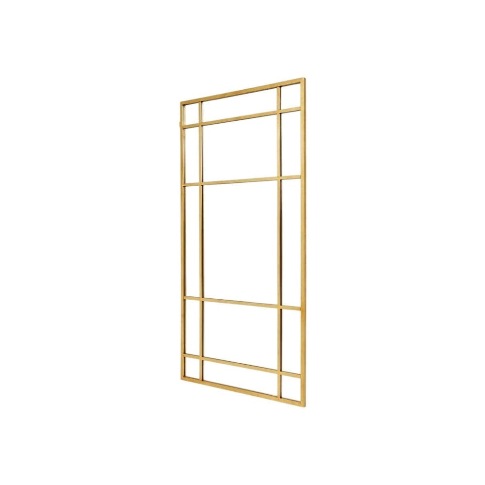 Nordal Spiegel SPIRIT 203cm aus Eisen, goldenes Finish - Glas