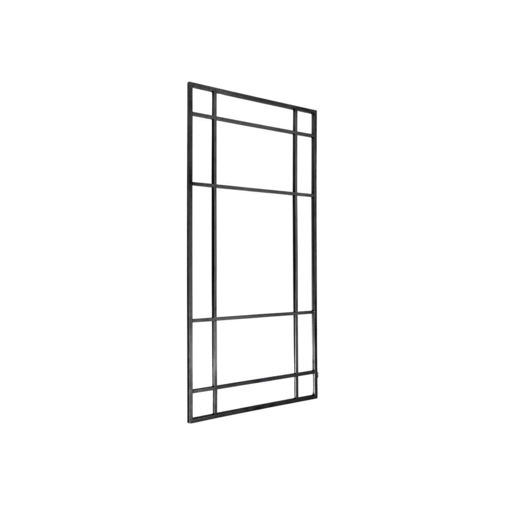 Nordal Spiegel SPIRIT 203cm aus Eisen – Schwarz Schwarz Glas