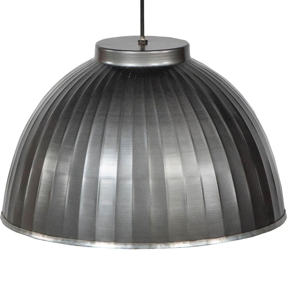 Trademark Living Hängelampe Blaze, Grau Grau Metall