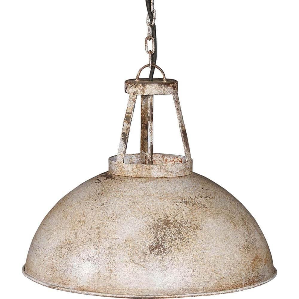 Trademark Living Hängelampe Dawn, beige Rustikal - Metall