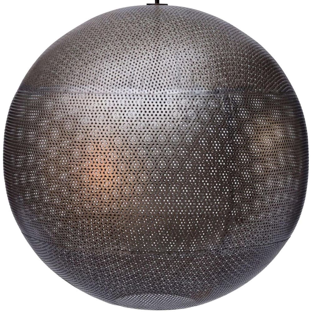 Trademark Living Hängelampe Moonlight, L (50cm) Silber Metall