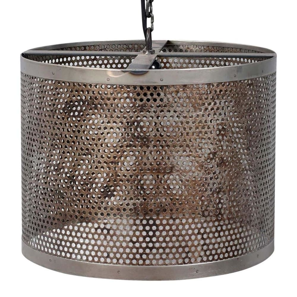 Trademark Living Hängelampe Kelly, perforiert Grün Metall