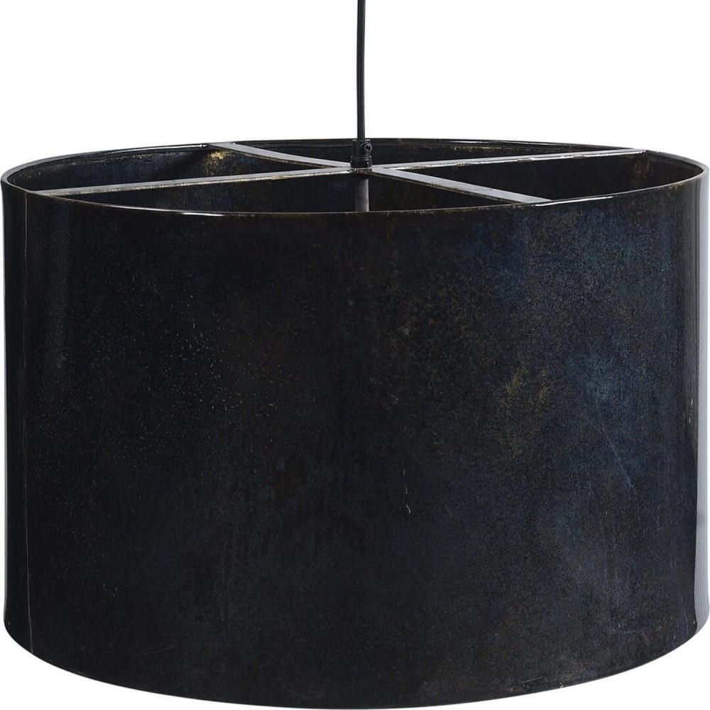 Trademark Living Hängelampe Jonah (L), Dunkelblaumarmoriert - Metall