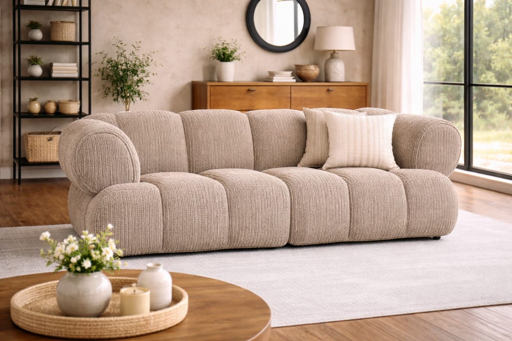 2,5-Sitzer Sofa New York, coco - Maisons Du Monde