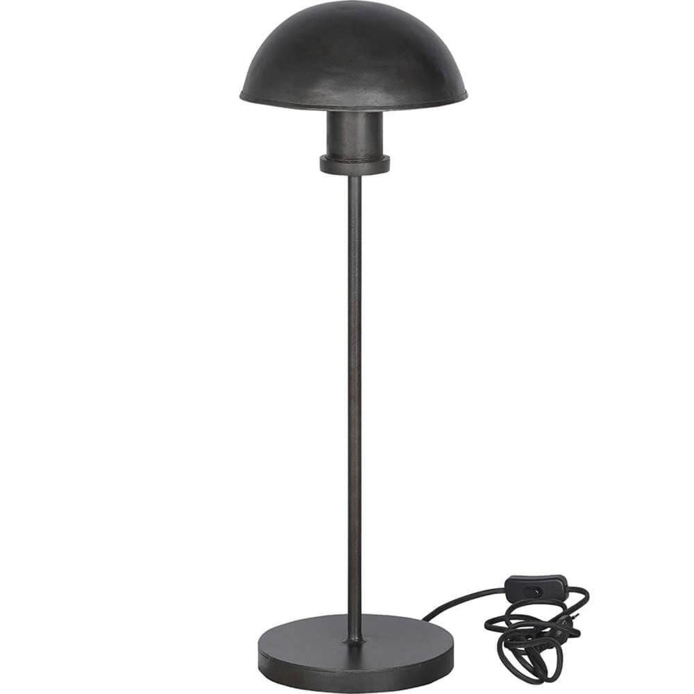 Trademark Living Tischlampe Luminate aus Eisen, L (60cm) Grün Metall