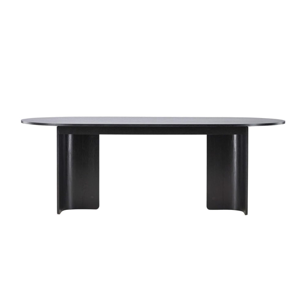 Vind Esstisch Tyresö 220cm, Schwarz Schwarz Spanplatte
