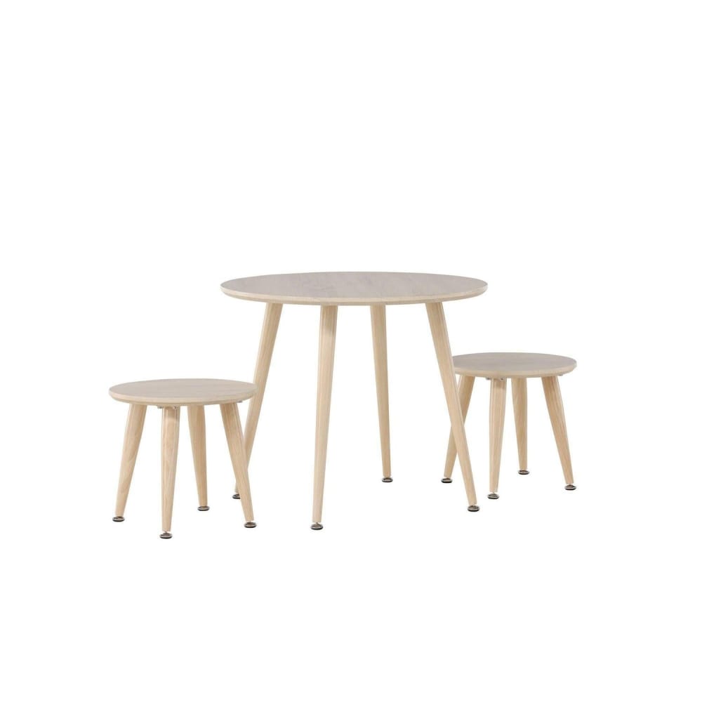 Venture Home Kindertisch-Set Kids, Weiß (FSC 100%) Weiß Spanplatte