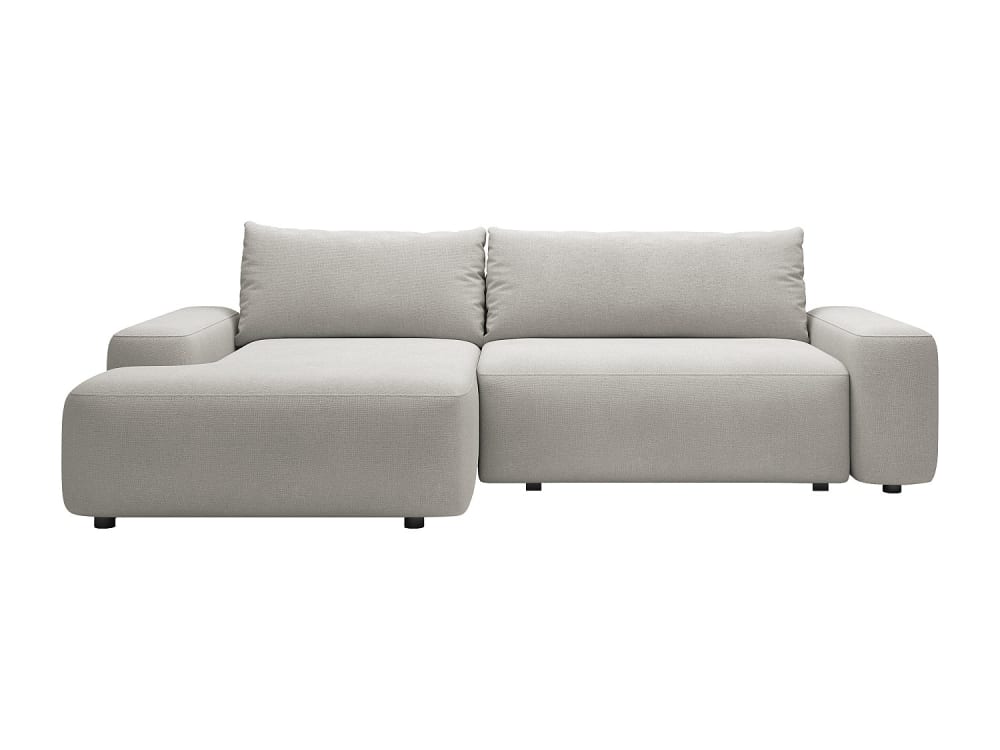 Canapé d'angle  4 places gris clair