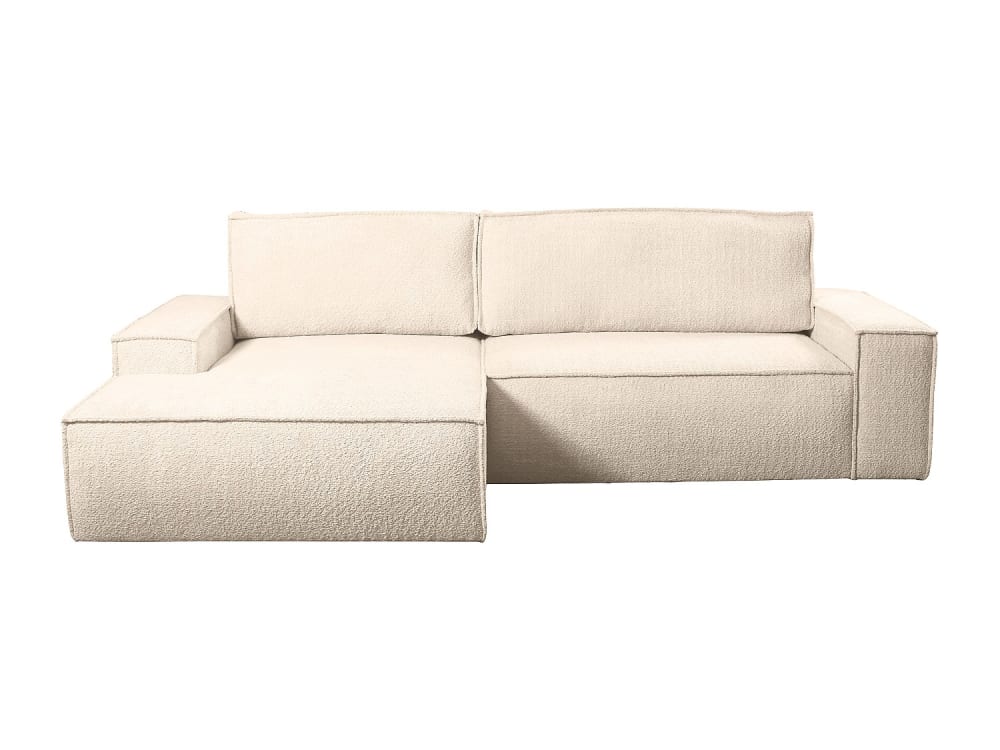 Canapé d'angle  4 places beige