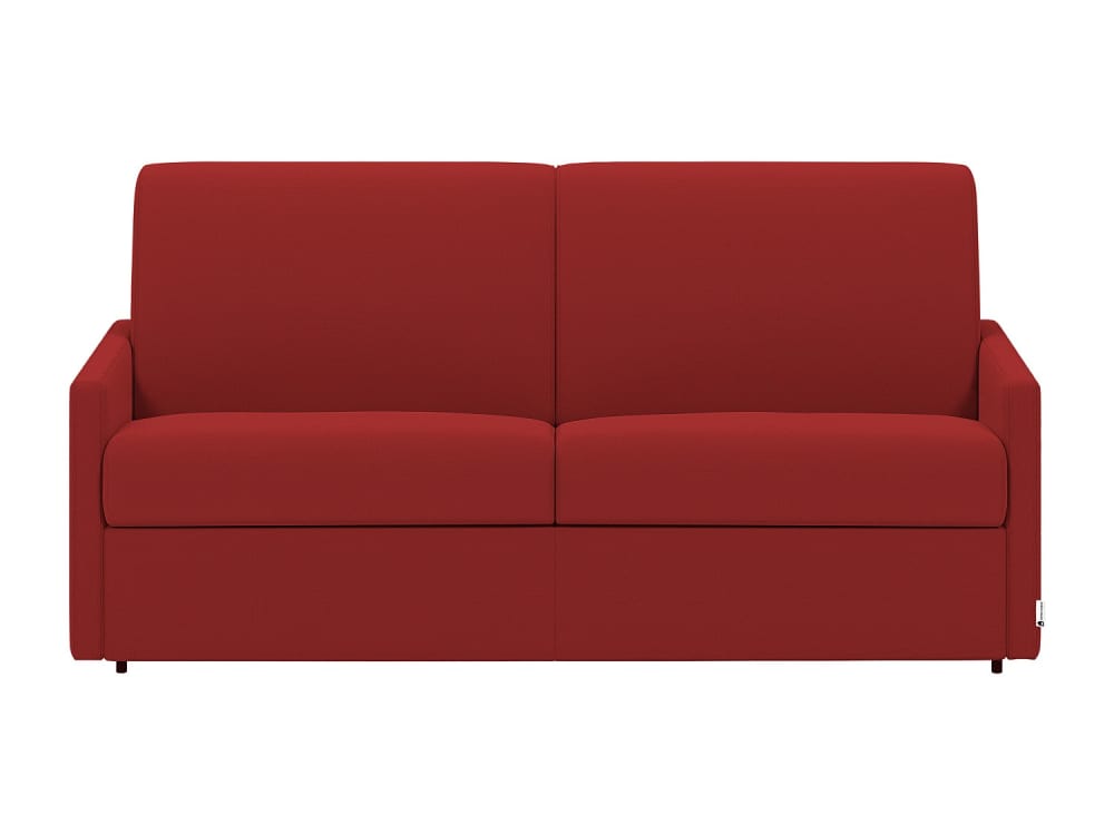 Canapé convertible 3 places rouge
