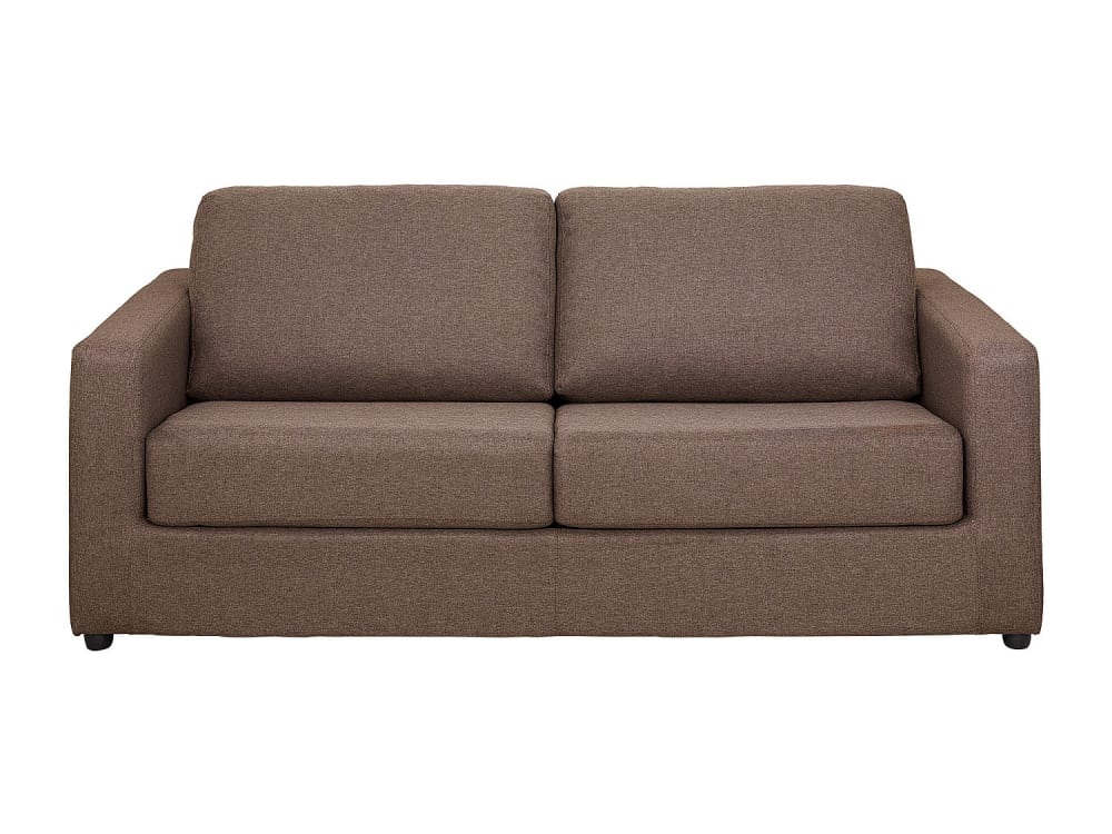 Canapé convertible  3 places marron
