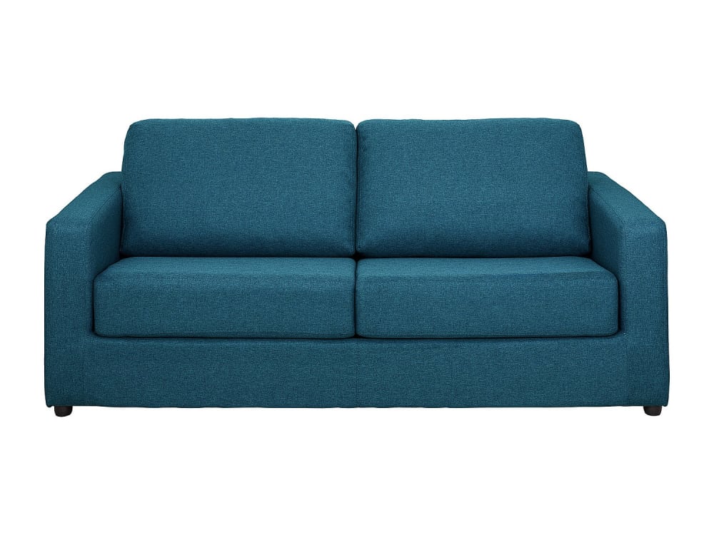 Canapé convertible  3 places bleu