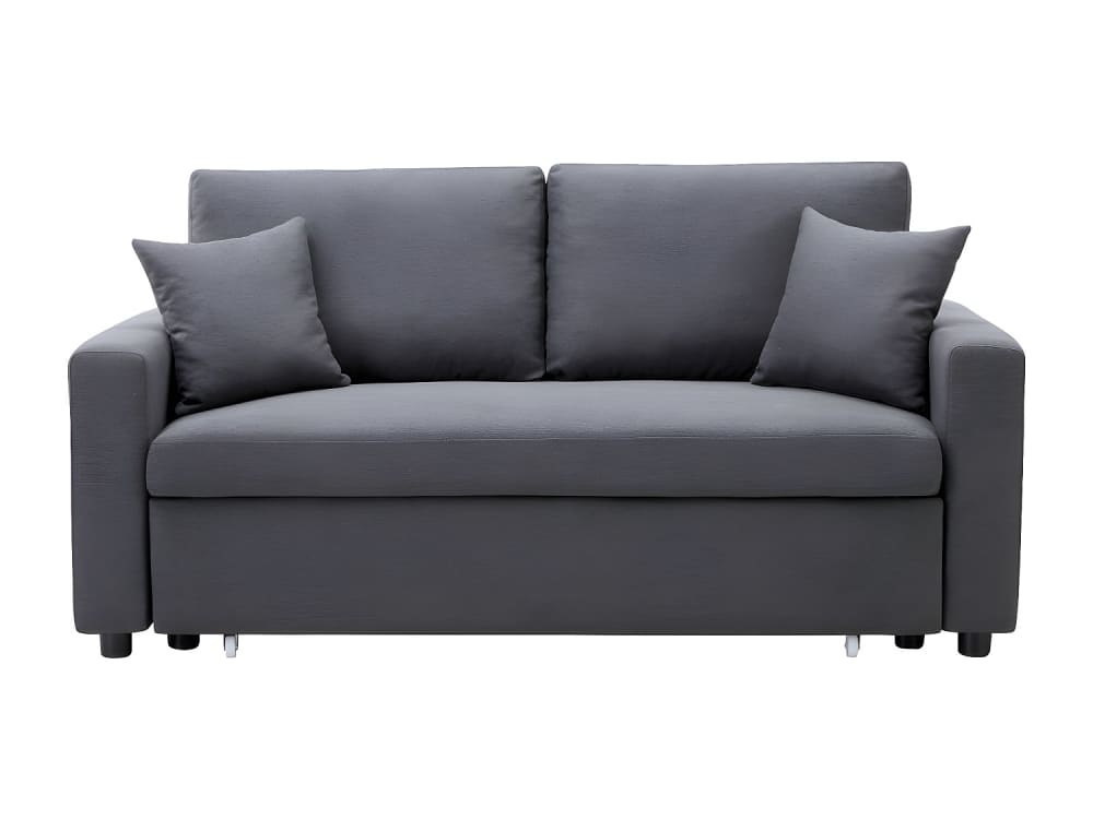 Canapé convertible  3 places gris anthracite