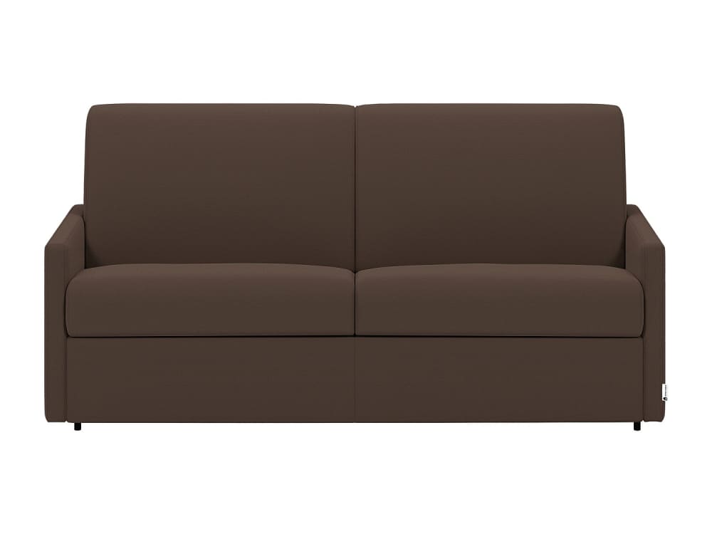 Canapé convertible  3 places marron