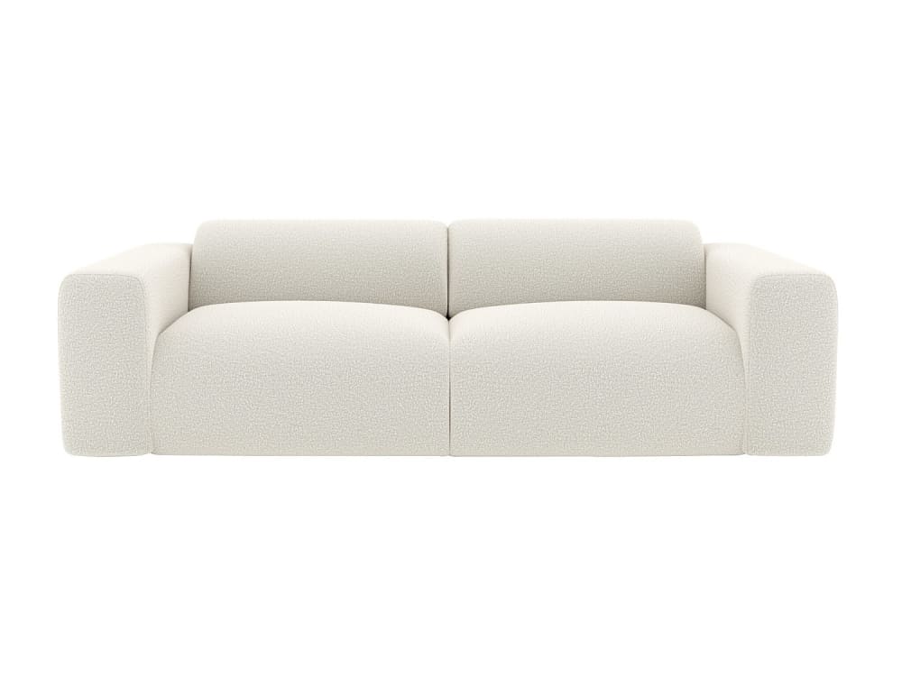 Canapé fixe  4 places blanc