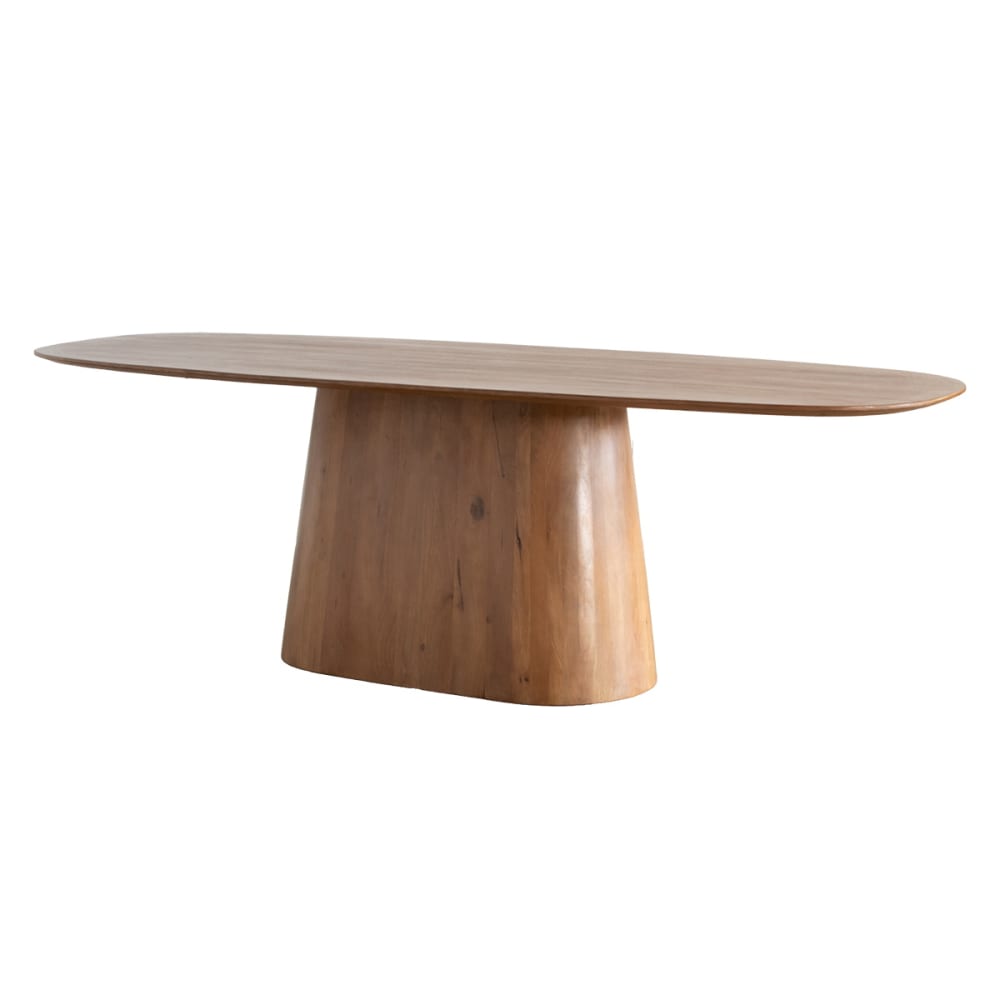 Giga Meubel Esstisch oval aus Mangoholz 180cm, braun - -