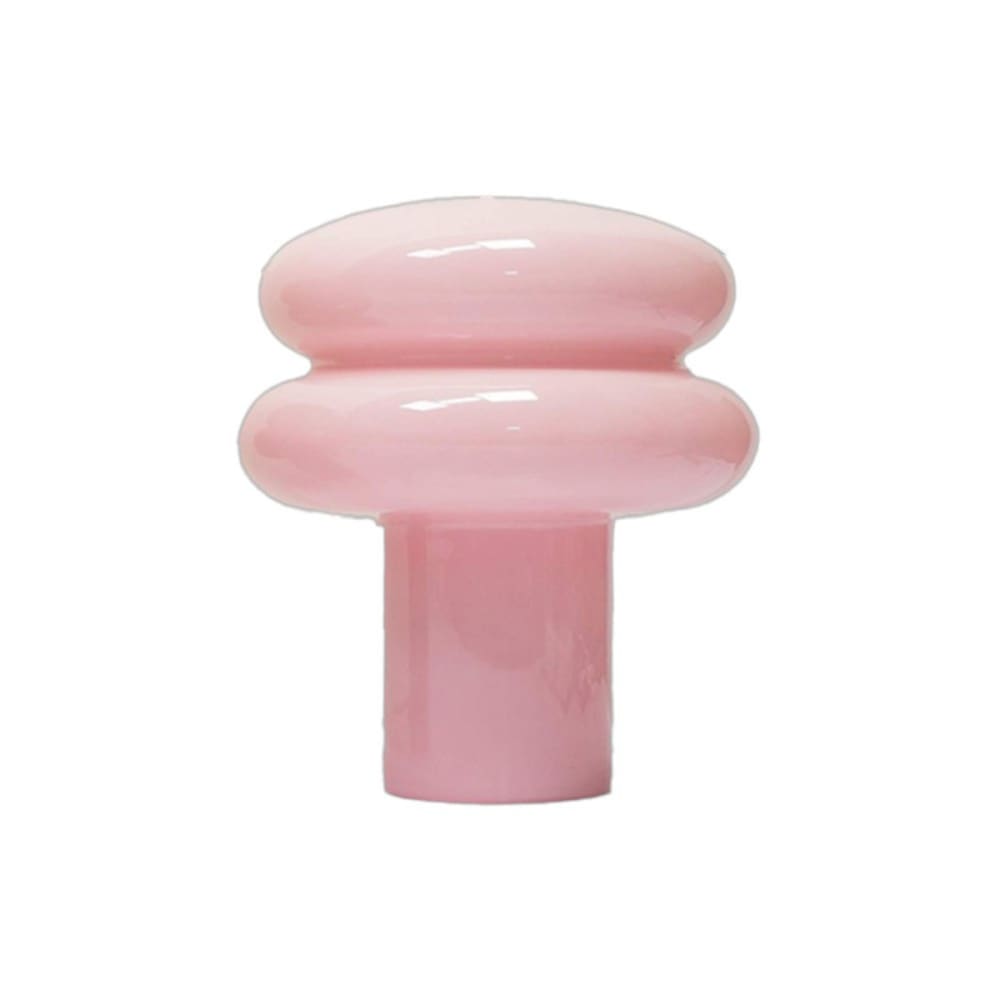 Lampe à poser verre rose