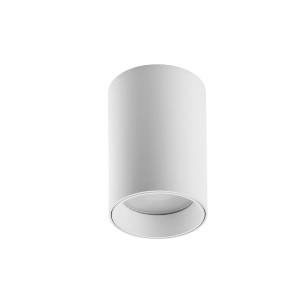 Petit spot plafond salle de bain blanc