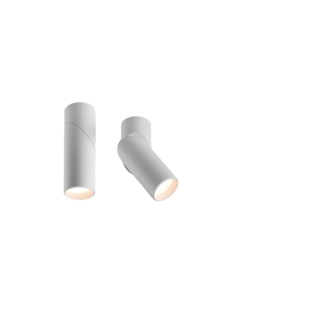 Plafonnier spot articulé salle de bain métal blanc