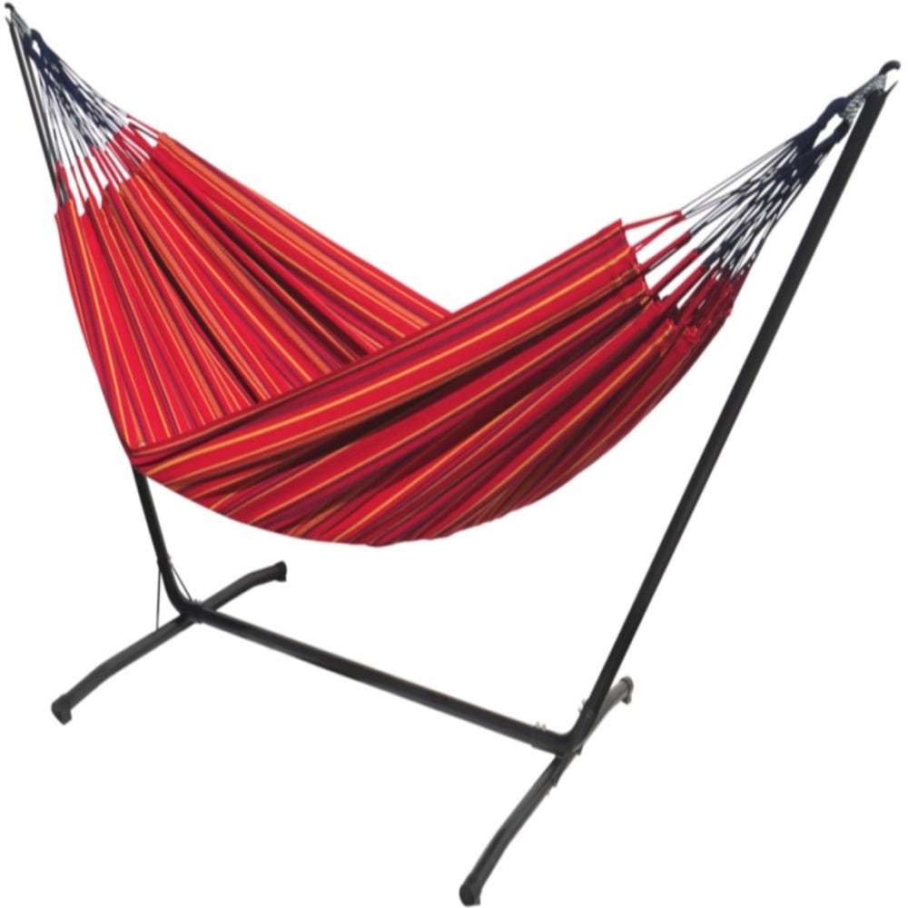 hamac xl en coton rouge