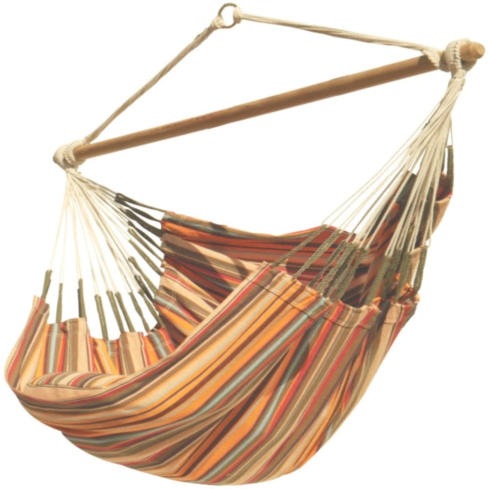 Hamac chaise XXL en coton multicolore