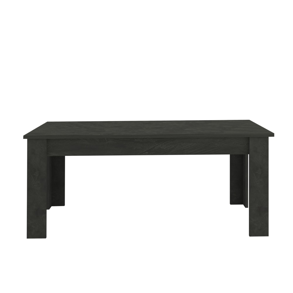 Table extensible 6-8 personnes 140/190 cm effet bois ardoise