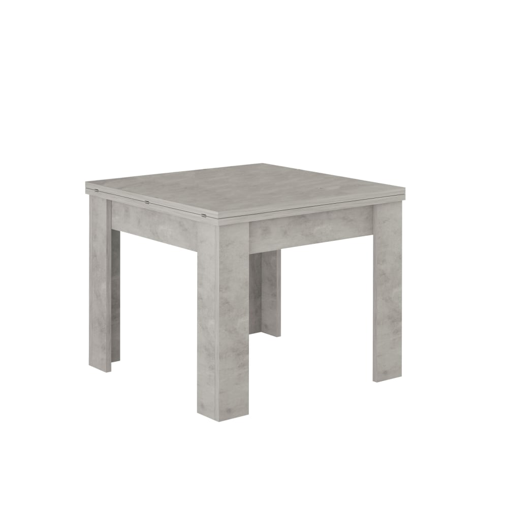 Table extensible 6-8 personnes 90/180 cm effet bois bronx