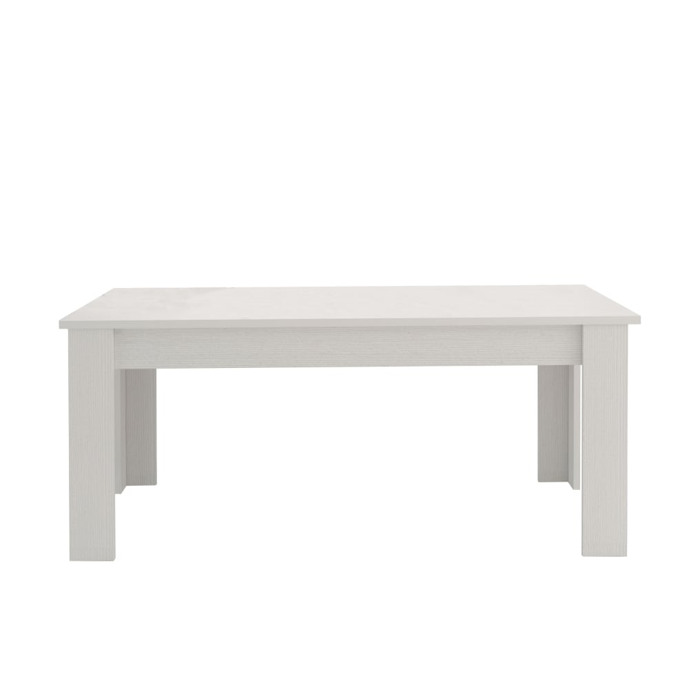 Table extensible 6-8 personnes 160/210 cm effet bois blanc mélèze