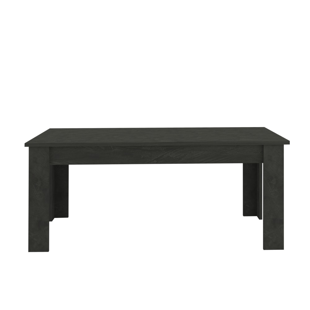 Table extensible 6-8 personnes 160/210 cm effet bois ardoise