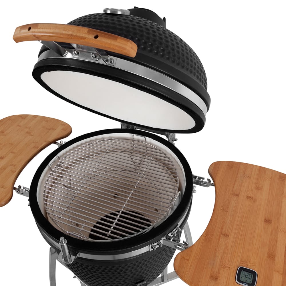 Système de cuisson modulaire pour kamado à niveaux ajustables D41cm